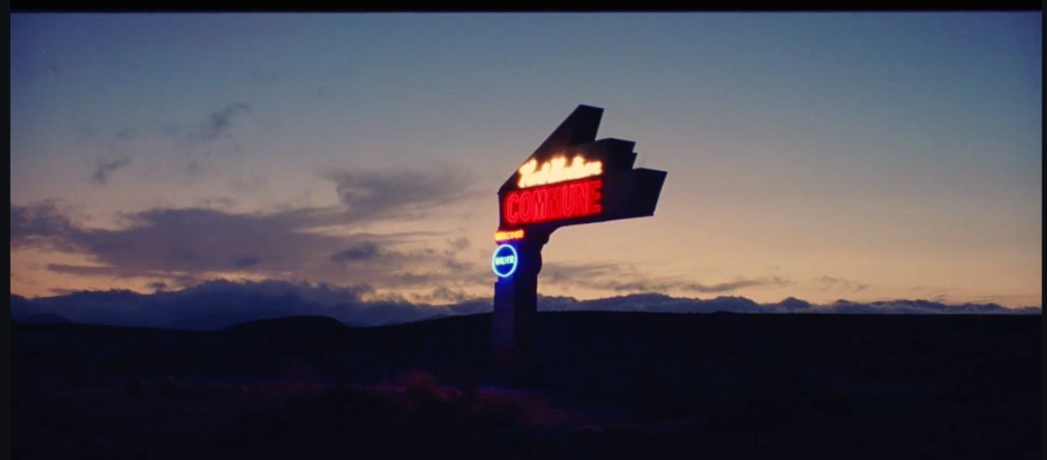 The design of the Karl Madison town sign used in the film.